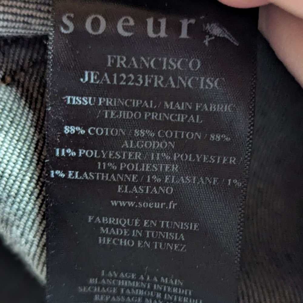 Soeur Francisco Dark Denim Jeans, Size 38/4 - Picture 4 of 13